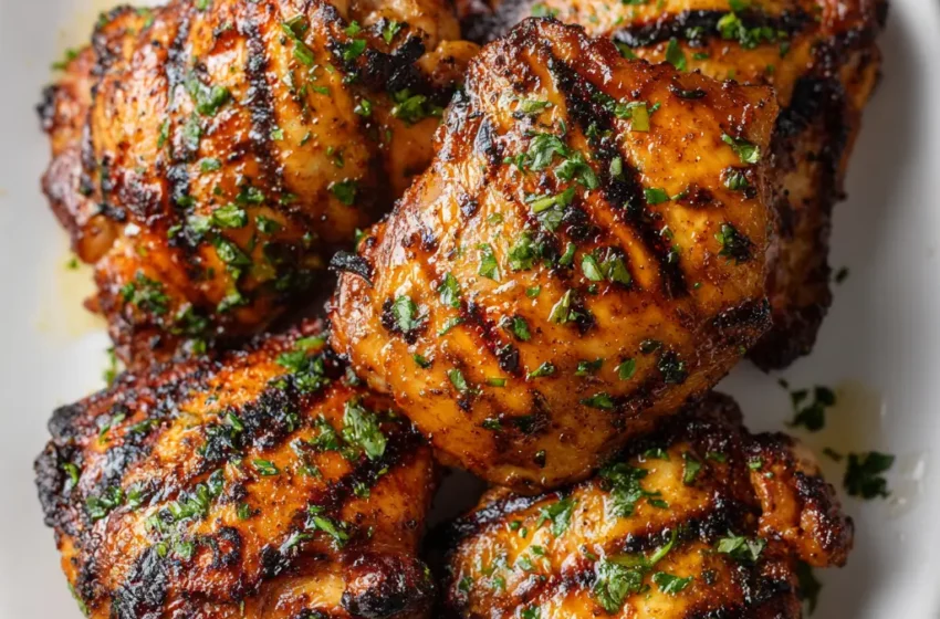 Savor the Best Easy Homemade Marinated Grilled Chicken Thighs for Family Dinners