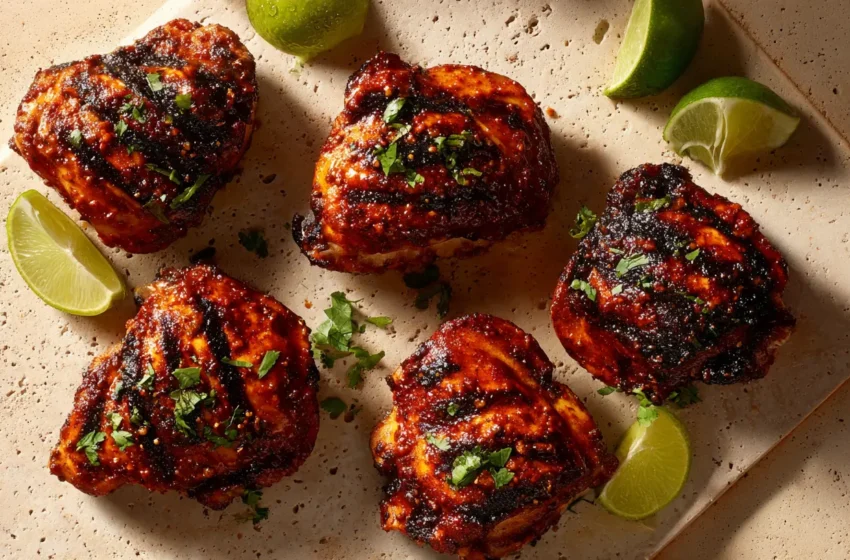 Indulge in Delicious Grilled Chicken Thighs with Ancho Chili and Tequila Glaze for Irresistible Flavor! 9 Indulge in Delicious Grilled Chicken Thighs with Ancho Chili and Tequila Glaze for Irresistible Flavor!