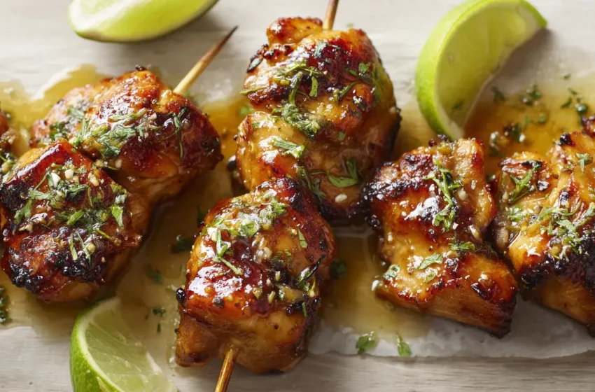 Easy Honey Lime Chicken Thigh Kebabs Ready in 30 Minutes! 14 Easy Honey Lime Chicken Thigh Kebabs Ready in 30 Minutes!