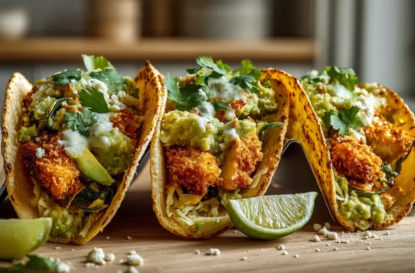 Discover the Irresistible Crispy Poblano Chicken Tacos with Avocado Jalapeño Salsa! 7 Discover the Irresistible Crispy Poblano Chicken Tacos with Avocado Jalapeño Salsa!