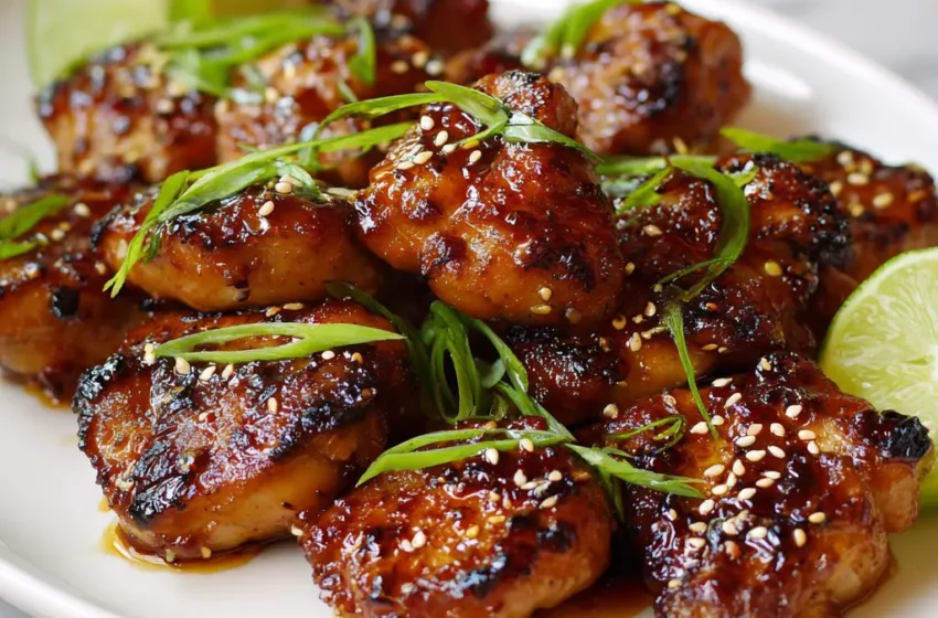 Sweet and Spicy Glazed Chicken Thighs in 30 Minutes! 7 Sweet and Spicy Glazed Chicken Thighs in 30 Minutes!