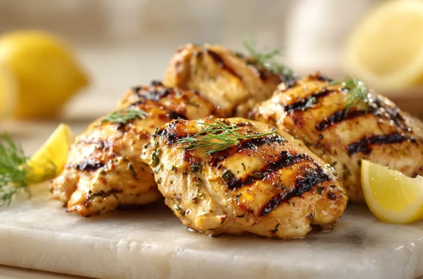 Easy Grilled Dill Pickle Chicken Thighs in Just 30 Minutes!