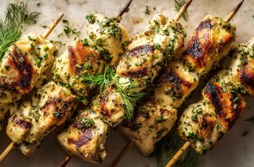 Discover the Irresistible Dill Pickle Chicken Skewers Everyone Loves!