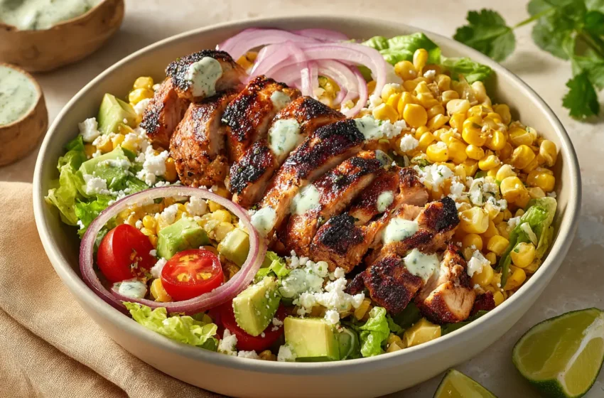 Discover the Ultimate Grilled Mexican Corn Chicken Salad Recipe! 2 Discover the Ultimate Grilled Mexican Corn Chicken Salad Recipe!