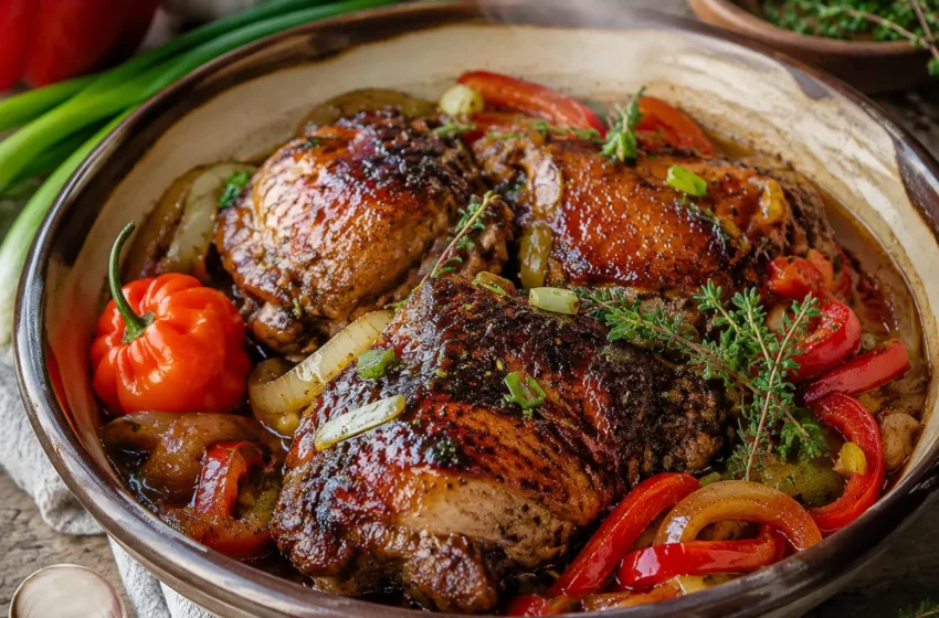  Discover the Ultimate Jamaican Brown Stew Chicken Thighs Recipe!