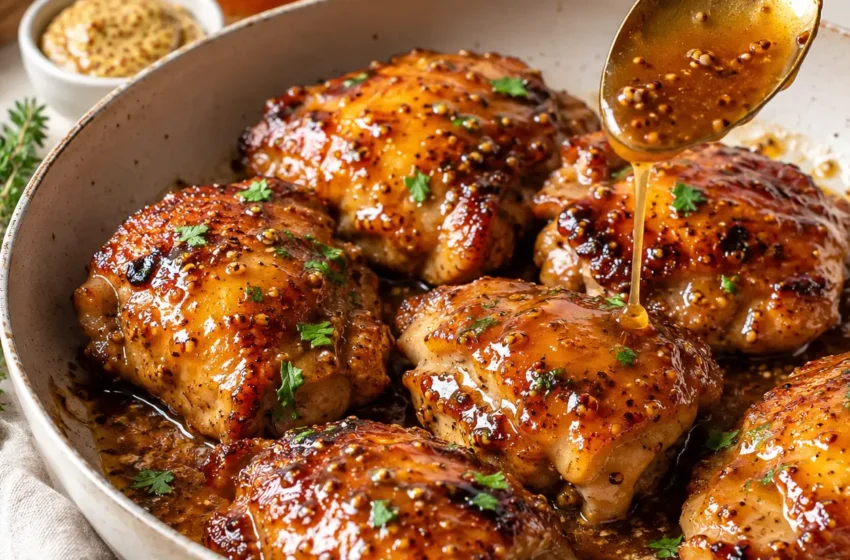  Easy Maple Dijon Chicken Thighs Ready in Under 30 Minutes!
