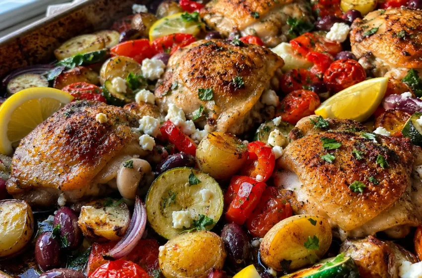  Easy Mediterranean Chicken Sheet Pan Dinner Ready in 30 Minutes!