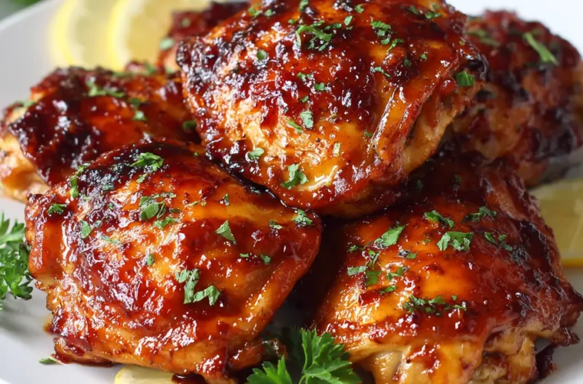 Whip Up Irresistible Air Fryer BBQ Chicken Thighs in Just 30 Minutes! 2 Whip Up Irresistible Air Fryer BBQ Chicken Thighs in Just 30 Minutes!