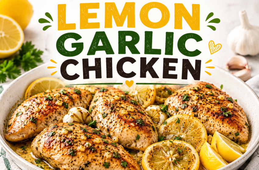  Lemon Garlic Chicken Thigh Recipes
