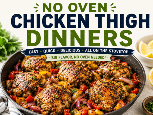 No Oven Chicken Thigh Dinners
